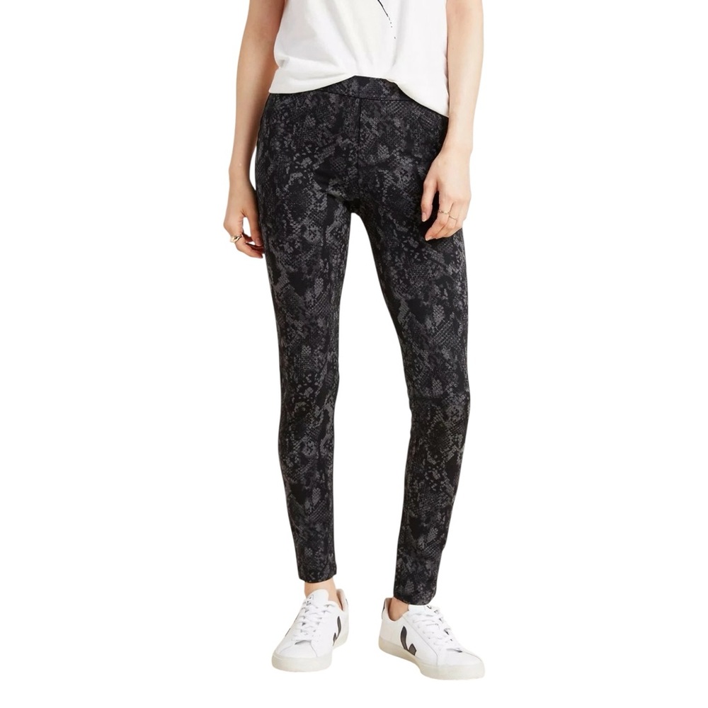 Sanctuary Ponte Leggings Pants Women’s‎ Medium Black Snake Print